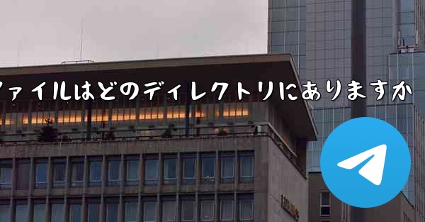 紙飛行機ファイルはどのディレクトリにありますか