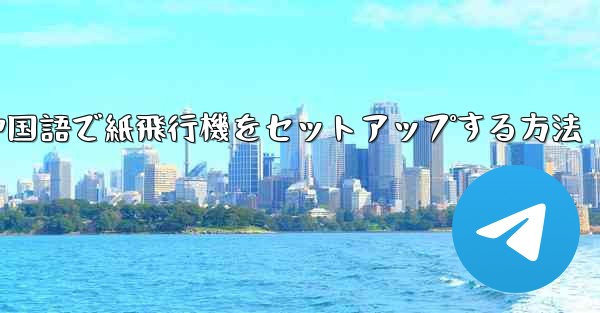 簡体字中国語で紙飛行機をセットアップする方法