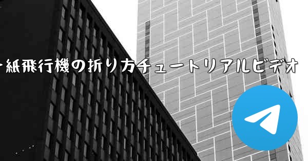チーター紙飛行機の折り方チュートリアルビデオ