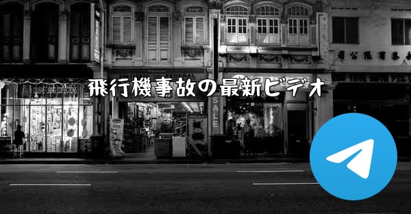 飛行機事故の最新ビデオ