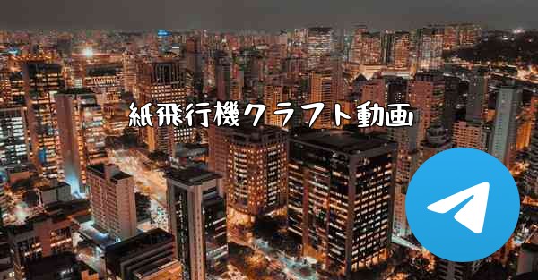 紙飛行機クラフト動画