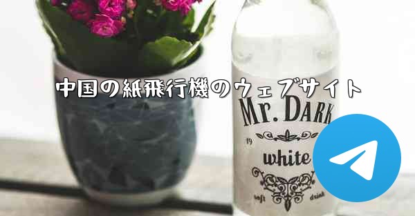 中国の紙飛行機のウェブサイト
