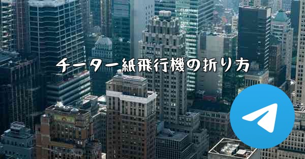 チーター紙飛行機の折り方