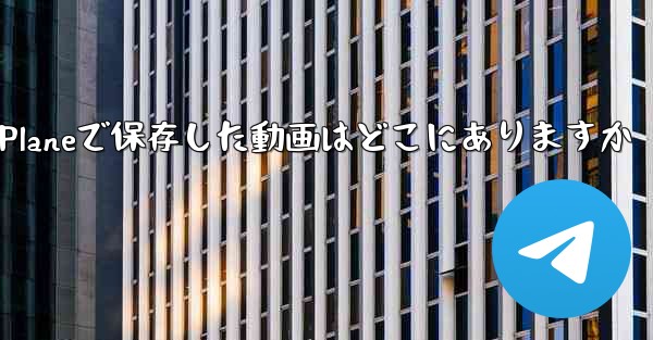 Paper Planeで保存した動画はどこにありますか