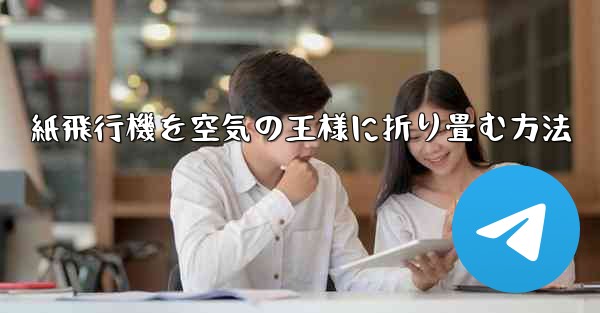 紙飛行機を空気の王様に折り畳む方法