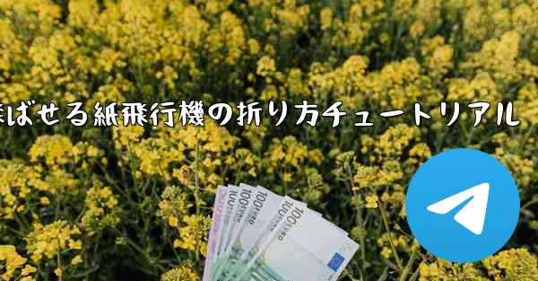 遠くまで飛ばせる紙飛行機の折り方チュートリアル