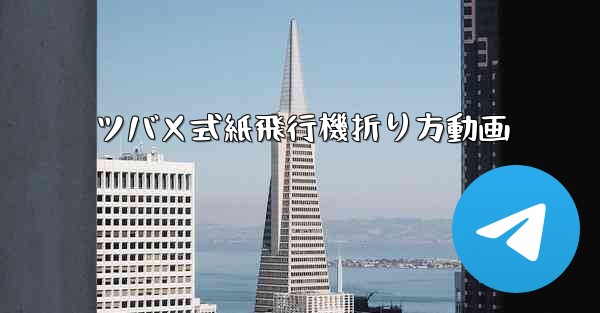 ツバメ式紙飛行機折り方動画