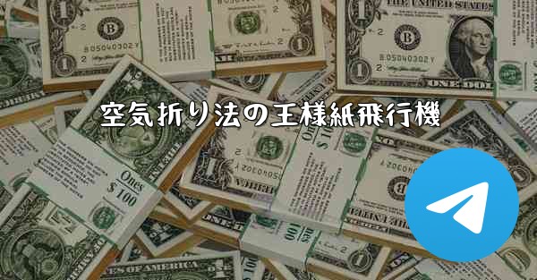 空気折り法の王様紙飛行機