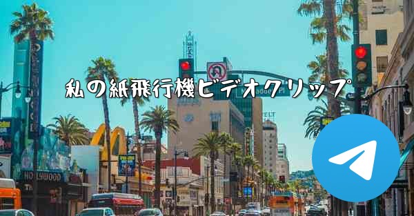 <b>私の紙飛行機ビデオクリップ</b>