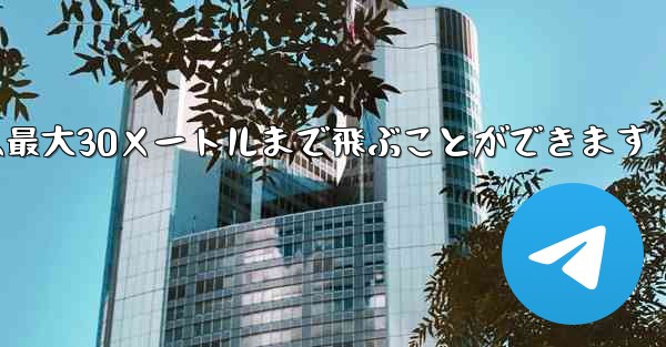 正方形の折り紙飛行機は最大30メートルまで飛ぶことができます