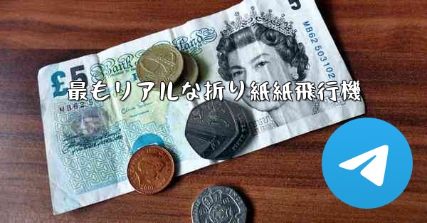 最もリアルな折り紙紙飛行機