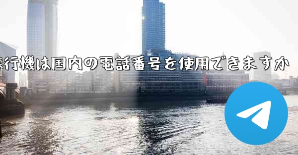 紙飛行機は国内の電話番号を使用できますか