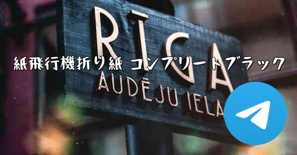 紙飛行機折り紙 コンプリートブラック