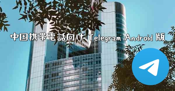 中国携帯電話向け Telegram Android 版